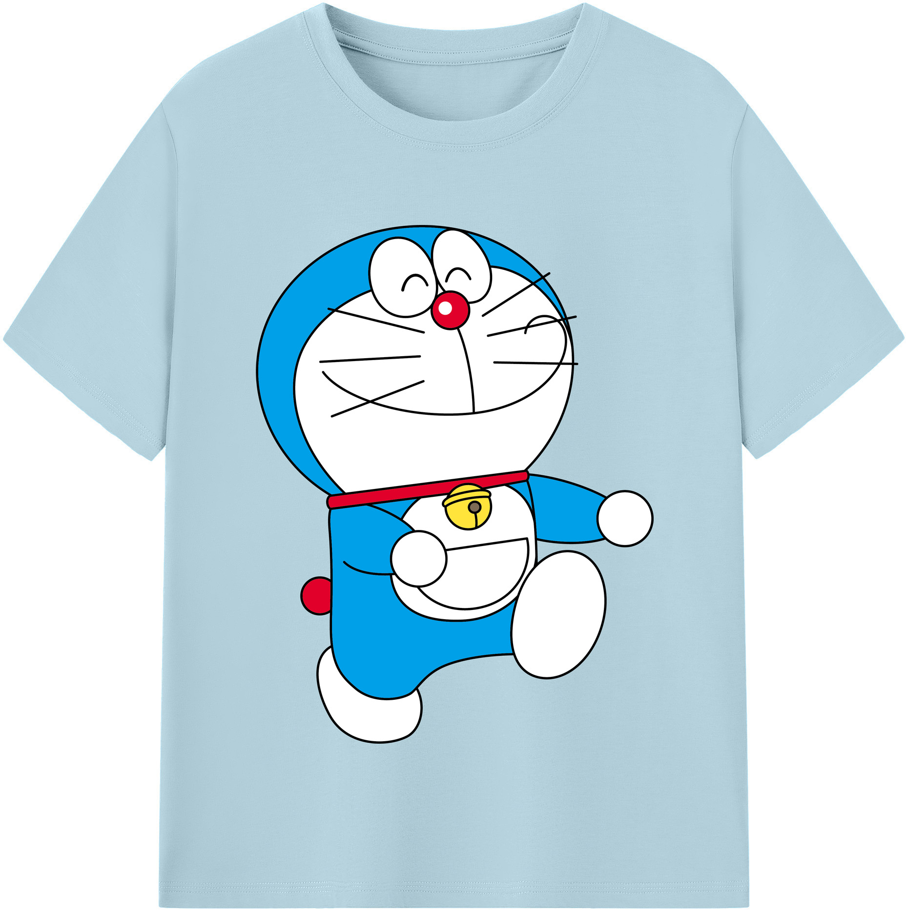 （画像用） ドラえもん Doraemon 綿100％半袖Tシャツ（フロントプリント）